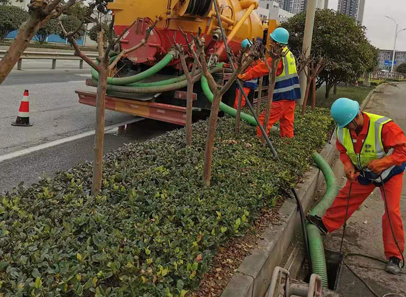 蒙城市政管道清淤